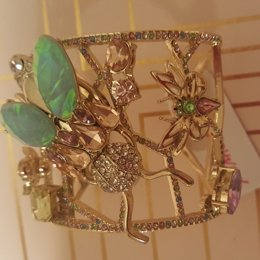 Fun Betsey Johnson Gold-Tone Bracelet.  Never worn